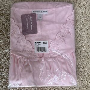 Miss Elaine Light Pink Embroidered Robe